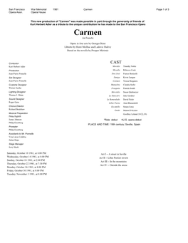 Carmen Page 1 of 3 Opera Assn
