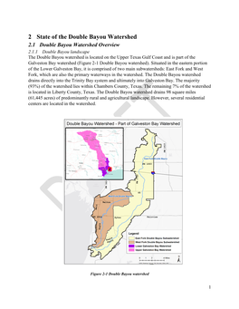 2 State of the Double Bayou Watershed