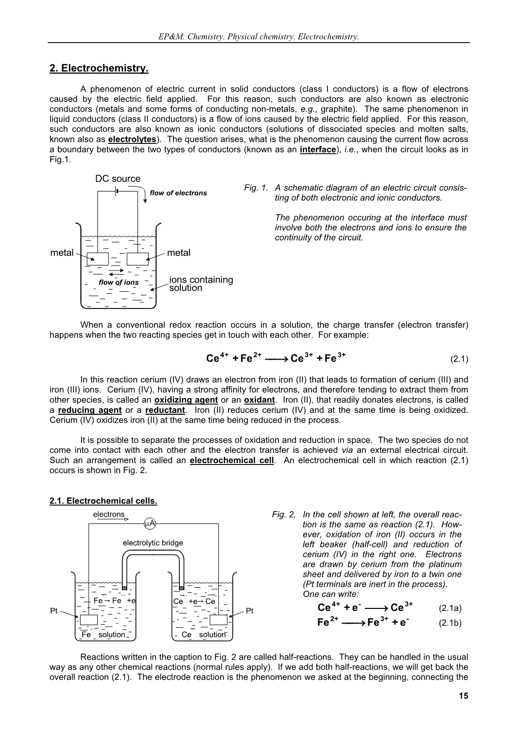 2. Electrochemistry