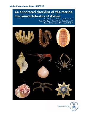 An Annotated Checklist of the Marine Macroinvertebrates of Alaska David T