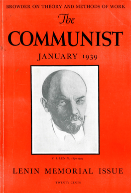 Volume 18 No. 1, January, 1939