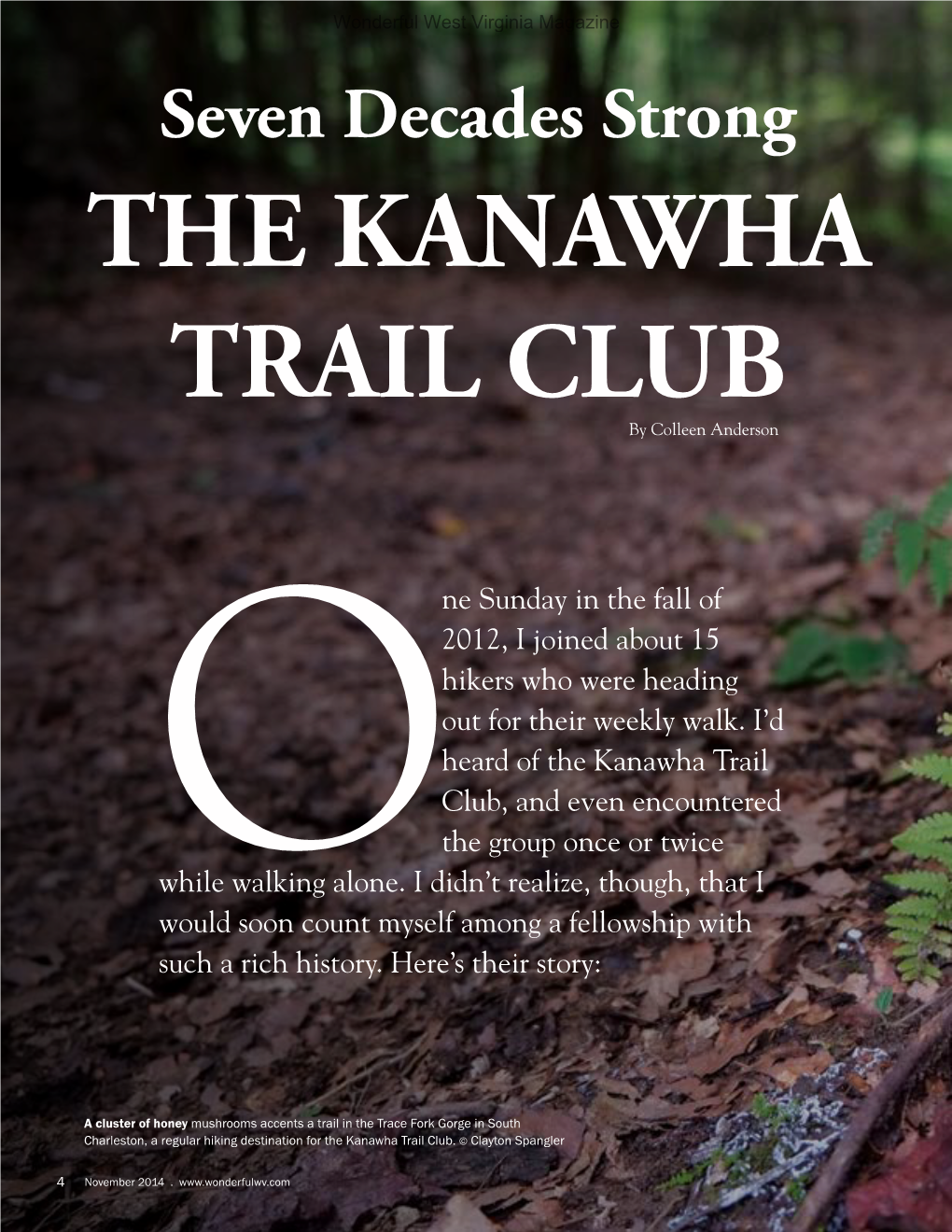 The Kanawha Trail Club: Seven Decades Strong