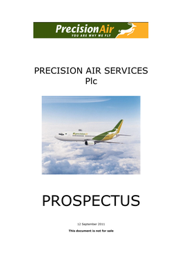Precision Air Prospectus (2011)