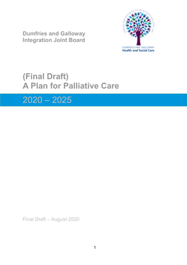 A Plan for Palliative Care