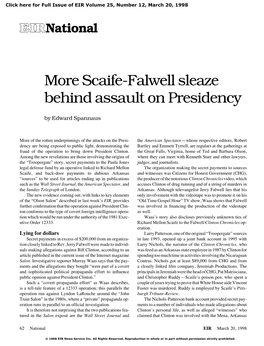 Scaife-Falwell Sleaze Behind Assault on Presidency