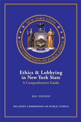 2019 Ethics and Lobbying in New York State