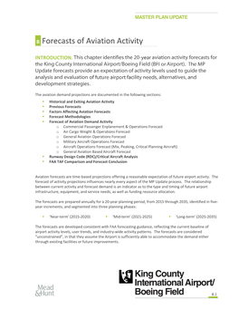B Forecasts of Aviation Activity