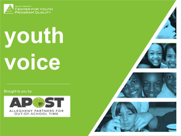 Youth Voice Power Point Deck