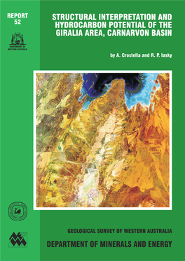 Structural Interpretation and Hydrocarbon Potential of the Giralia Area, Carnarvon Basin