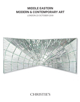 Middle Eastern Modern & Contemporary