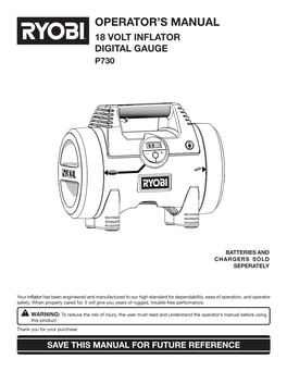 Operator's Manual