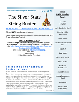 June 2020 NNBA String Buster