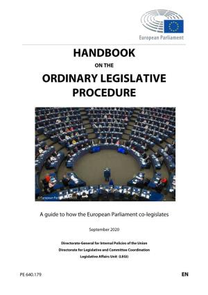 Handbook on the Ordinary Legislative Procedure
