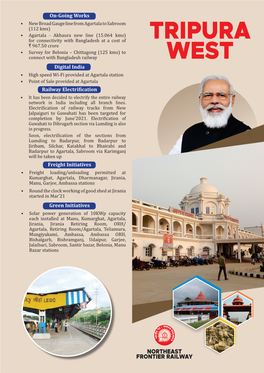 On-Going Works Digital India Railway Electrification Freight Initiatives