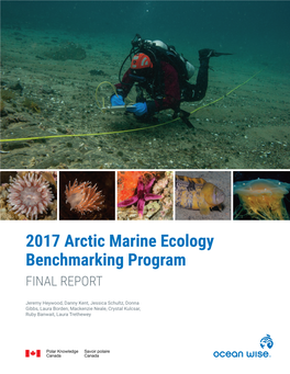 2017 Arctic Marine Ecology Benchmarking Program FINAL REPORT
