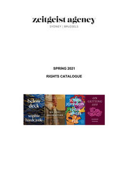 Spring 2021 Rights Catalogue