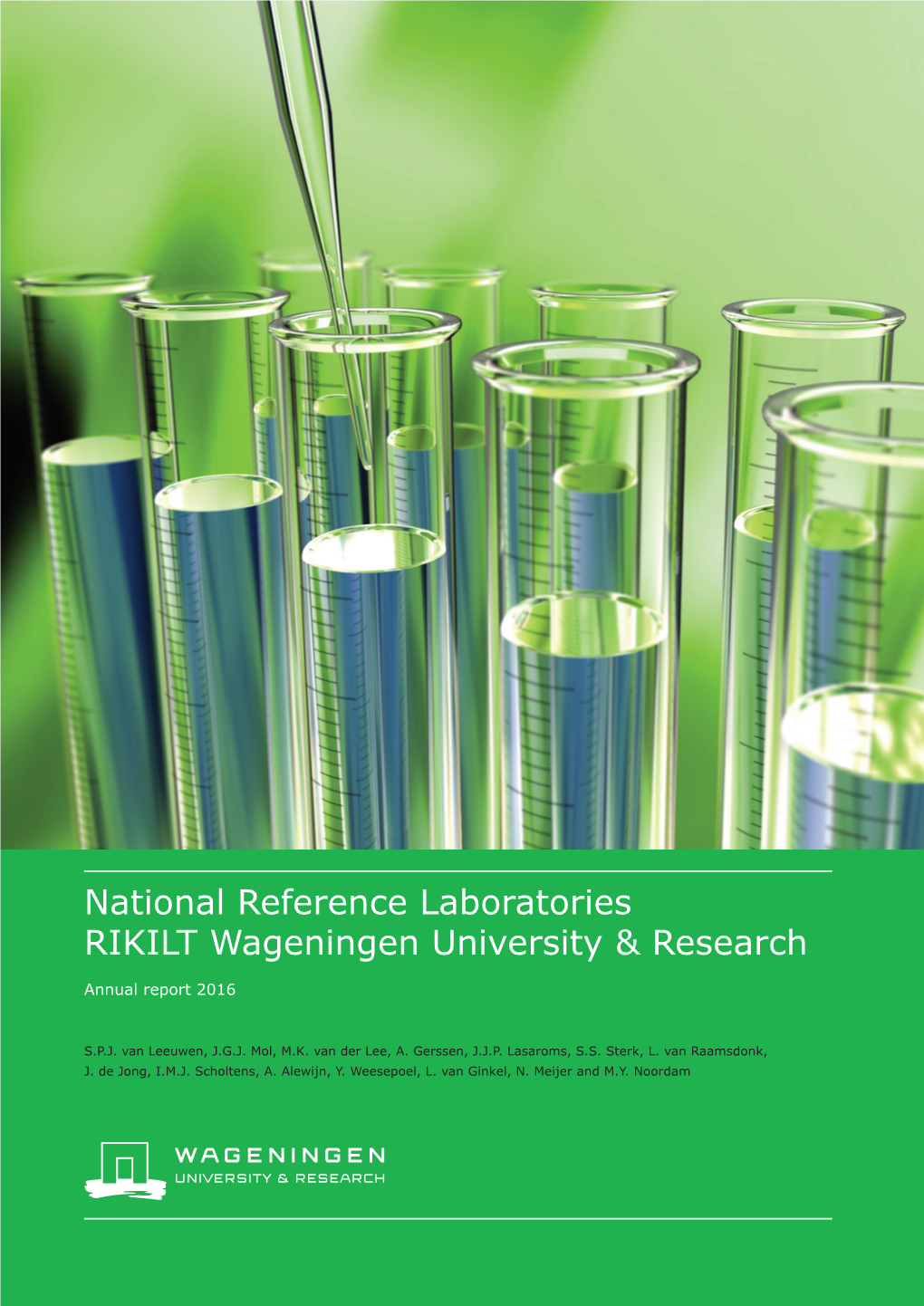 National Reference Laboratories RIKILT Wageningen University & Research