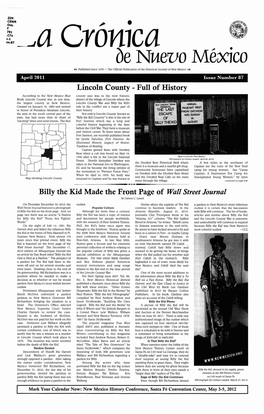 Issue No. 87: April 2011