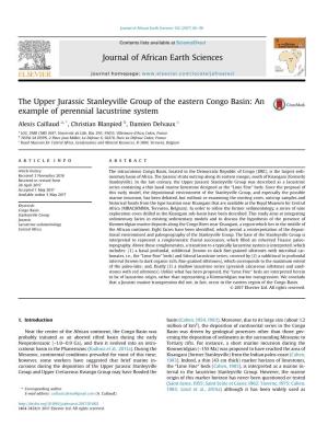 The Upper Jurassic Stanleyville Group of the Eastern Congo Basin: an Example of Perennial Lacustrine System