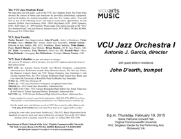 VCU Jazz Orchestra I J.C