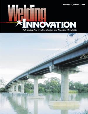 Welding Innovation Vol. XVI, No.1, 1999