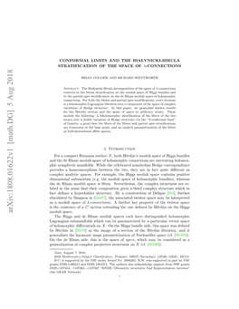 Conformal Limits and the Bialynicki-Birula Stratification of The