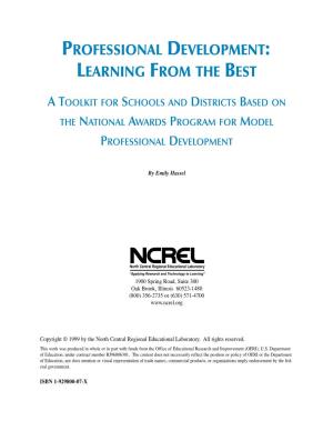 Professional Development: Learning from the Best