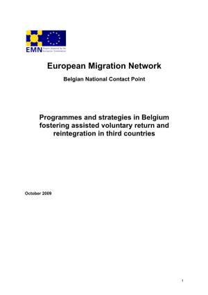 02. BELGIUM National Report Assisted Return & Reintegration