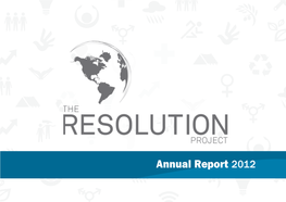 Annual Report 2012 LETTER from OUR CHAIR & PRESIDENT HIGHLIGHTS