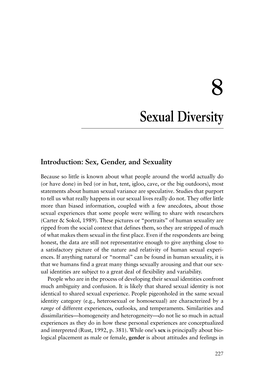 Sexual Diversity