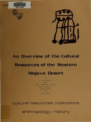 An Overview of the Cultural Resources of The