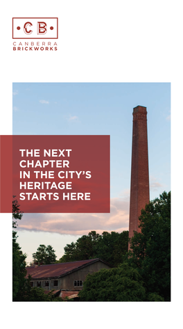 The Next Chapter in the City's Heritage Starts Here