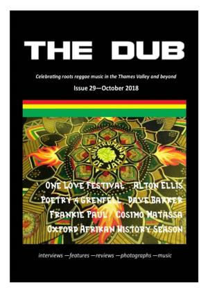 The Dub Issue 29 October 2018