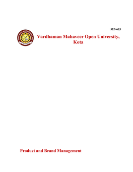 Vardhaman Mahaveer Open University, Kota