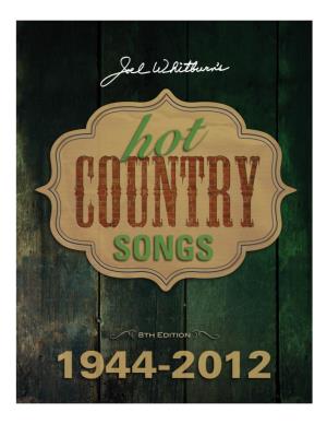 Hot Country Songs 1944 2012.Pdf