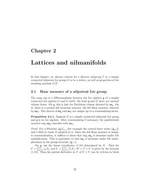 Lattices and Nilmanifolds