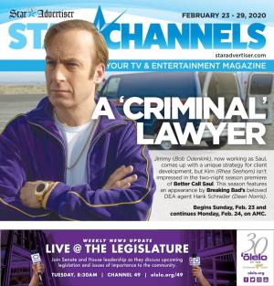 Star Channels, Feb. 23-29, 2020