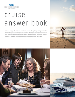 Princess Cruise Answer Book
