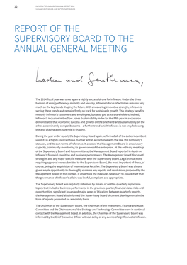 Report of the Supervisory Board to the Annual General Meeting
