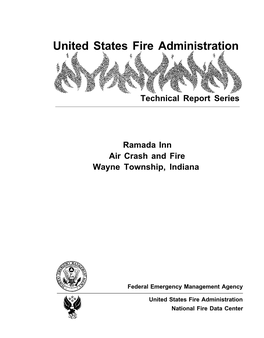 Ramada Inn Air Crash and Fire Wayne Township, Indiana