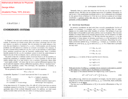 COORDINATE SYSTEMS , Ox Ox