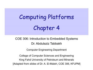 Computing Platforms Chapter 4