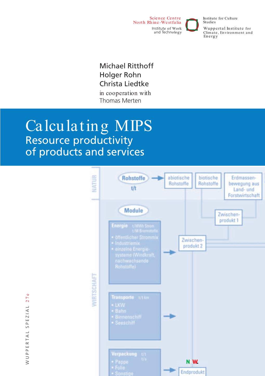 Calculating MIPS Resource Productivity of Products and Services 27E SPEZIAL