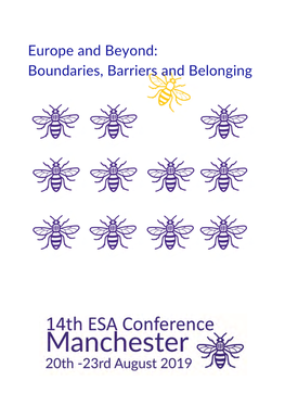 Europe and Beyond: Boundaries, Barriers and Belonging
