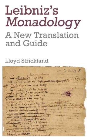 Strickland Leibniz’S Monadology a New Translation and Guide