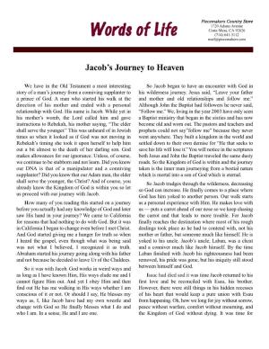 Jacob's Journey to Heaven