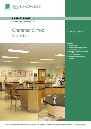 Grammar School Statistics