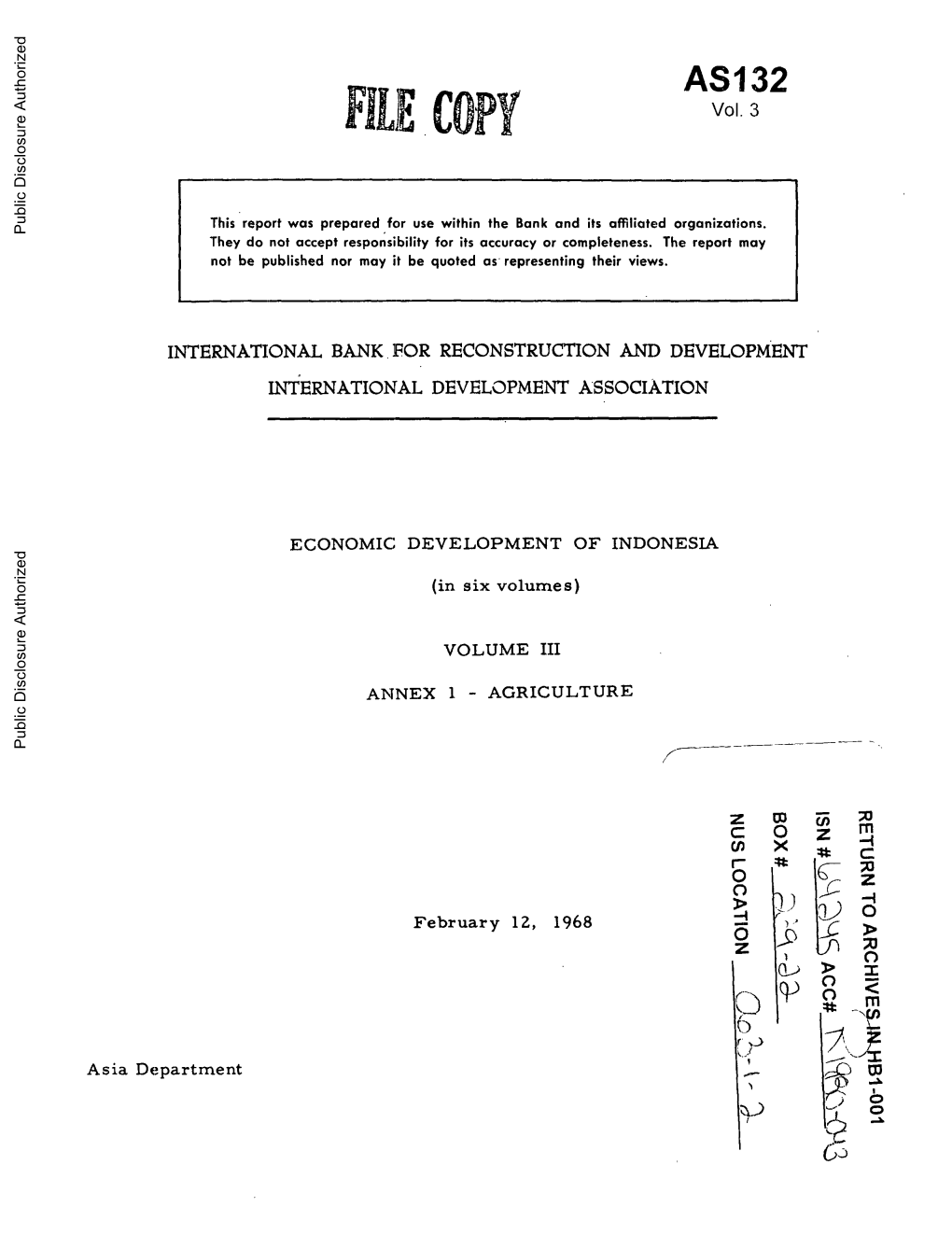 World Bank Document