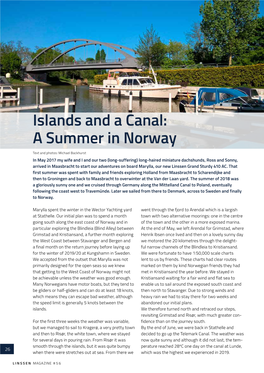Islands and a Canal: a Summer in Norway