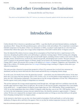 CO₂ and Other Greenhouse Gas Emissions - Our World in Data